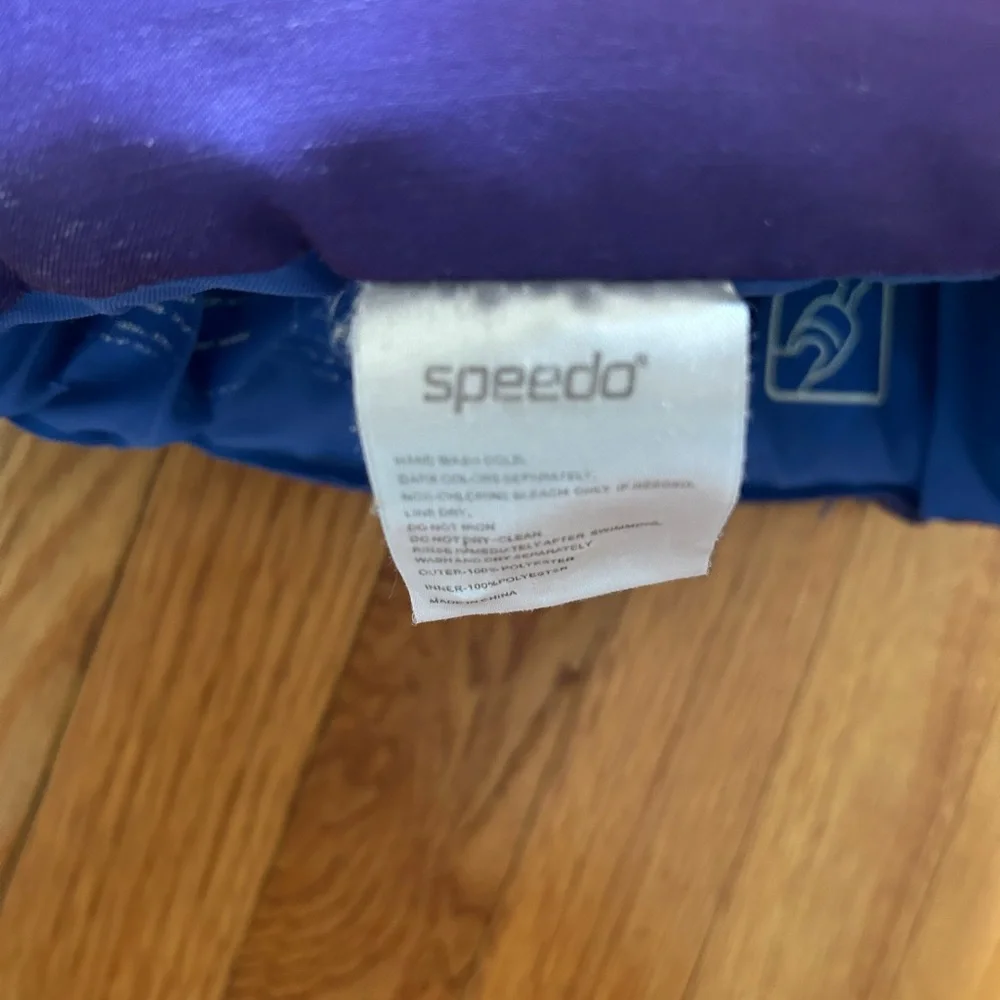 Speedo Blue and Teal Dolphin Swim Vest with Arm Floaties